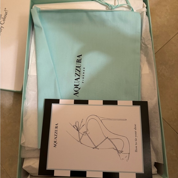 New with box! Aquazzura Rebel Sandals 105. Size 38.5. - Picture 3 of 7